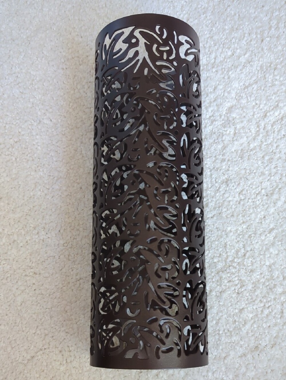 PartyLite Thai Inspiration Tall Pillar Sleeve - Bronze - Picture 4 of 12